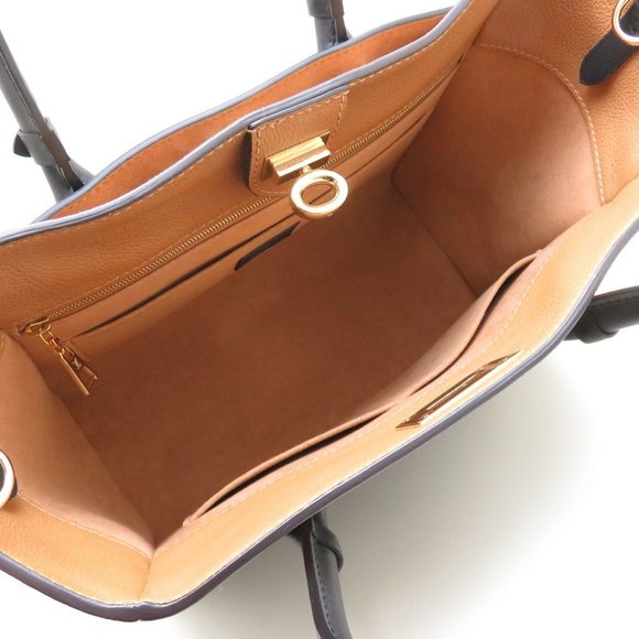 Louis Vuitton On My Side MM Calf Monogram Noir Tote Bag - Picture 4 of 7